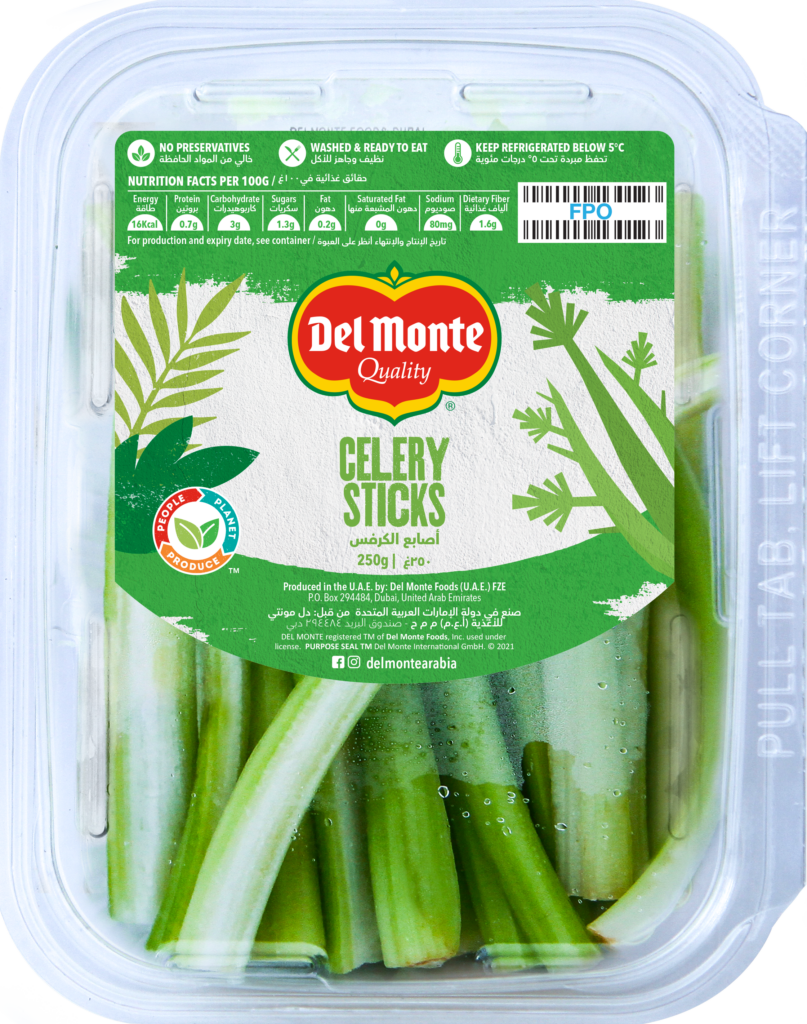 Celery sticks del monte arabia
